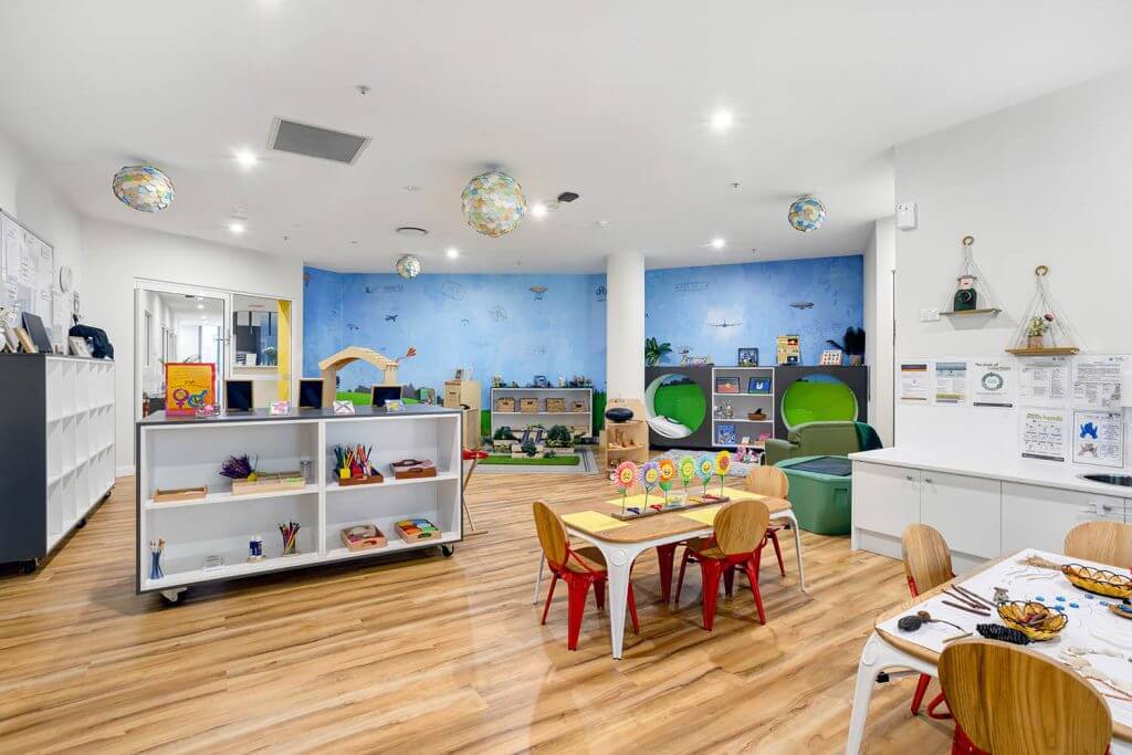 Learning area at Wonder Garden Learning Center with child-friendly furniture, educational materials