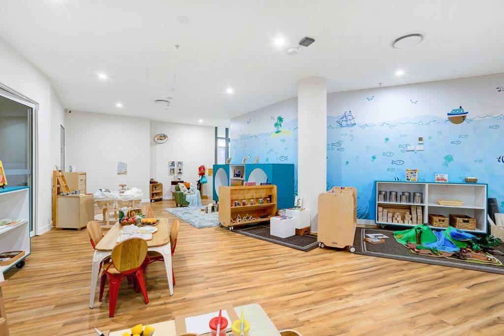 Learning area at Wonder Garden Learning Center with child-friendly furniture, educational materials