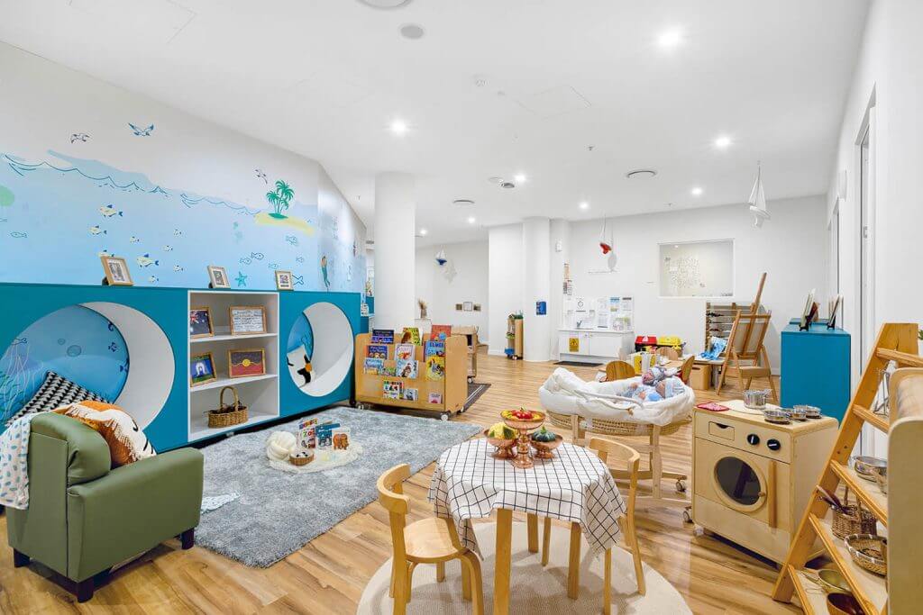Learning area at Wonder Garden Learning Center with child-friendly furniture, educational materials