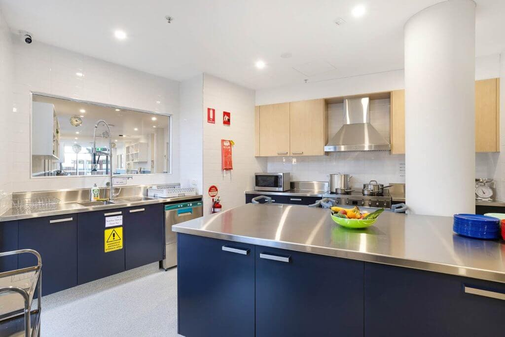 Kitchen area of Wonder Garden Learning Center